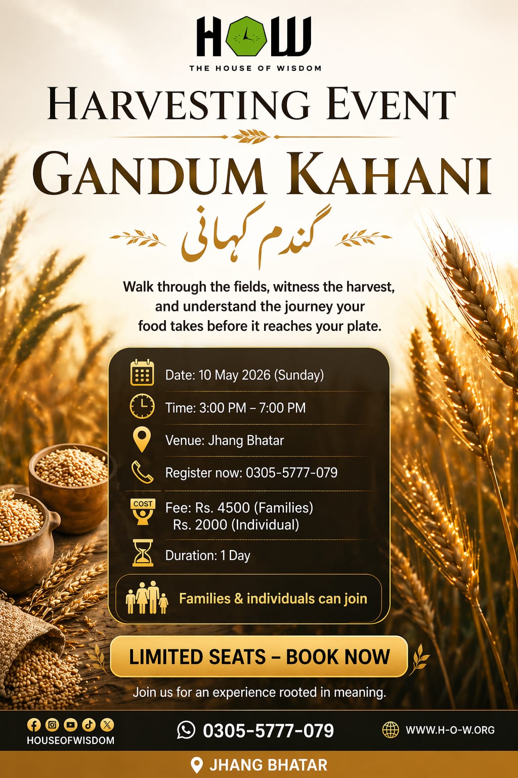 Harvesting Event: Gandum Kahani program
