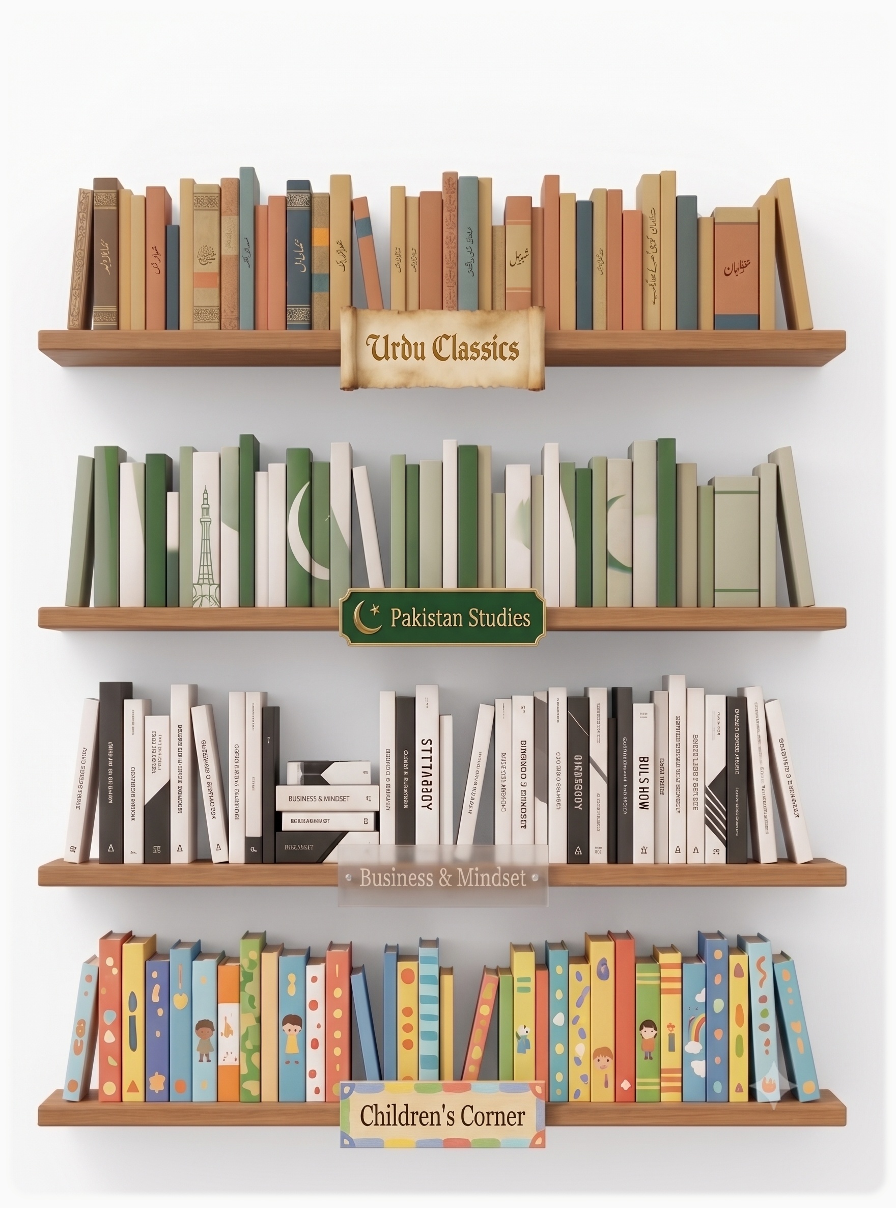 House of Wisdom Curated Bookshelf Collection