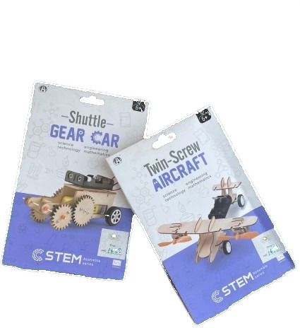 STEM Assemble Series: Gear Car & Twin-Screw Aircraft - angle1